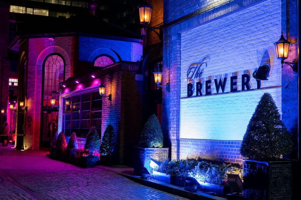 City of London conference venue The Brewery at night