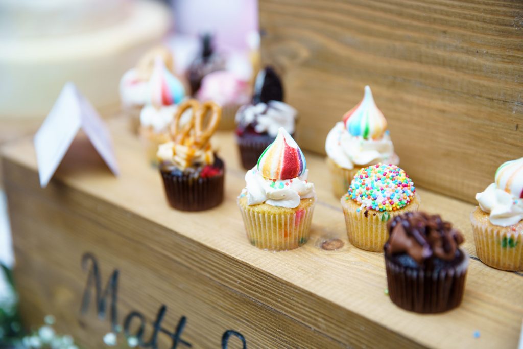 dessert table