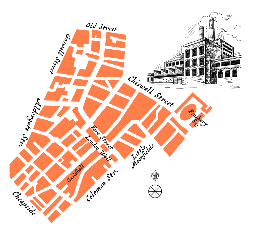 History The Brewery map