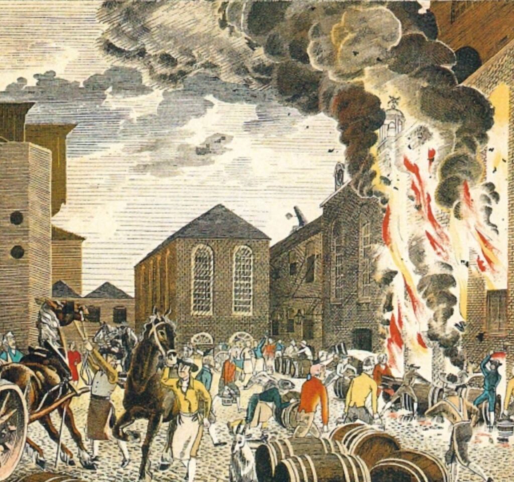 The Brewery Fire 19th Century