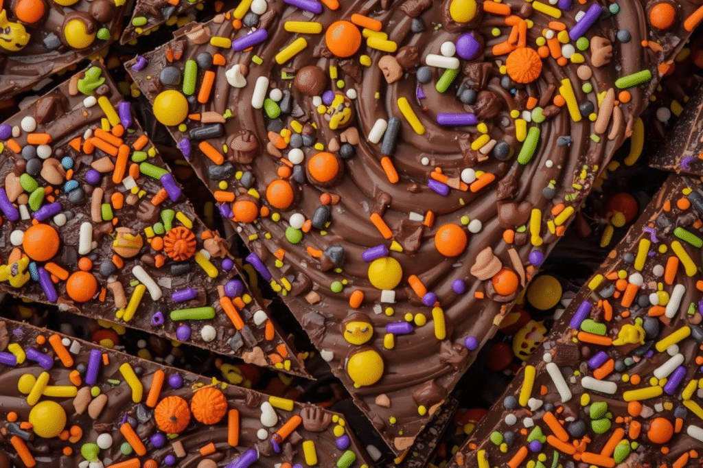 Halloween Candy Bark