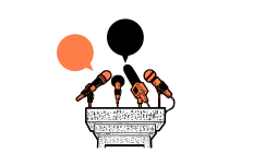 Conference venue icon