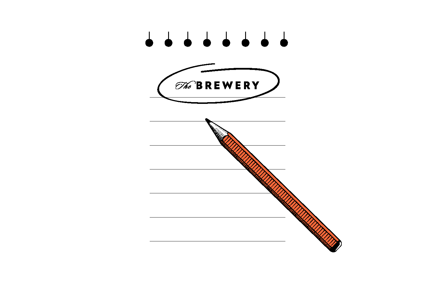 The Brewery event venue in London notebook