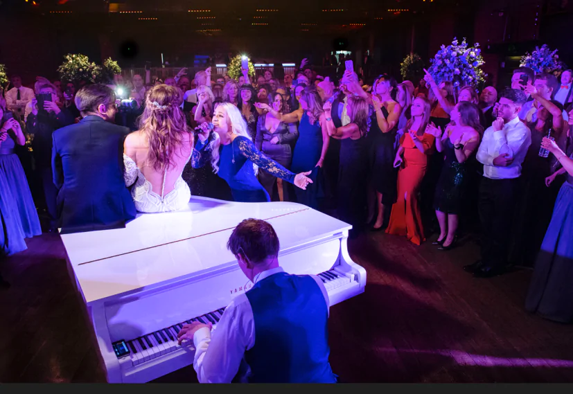 Kate and Sam band and piano