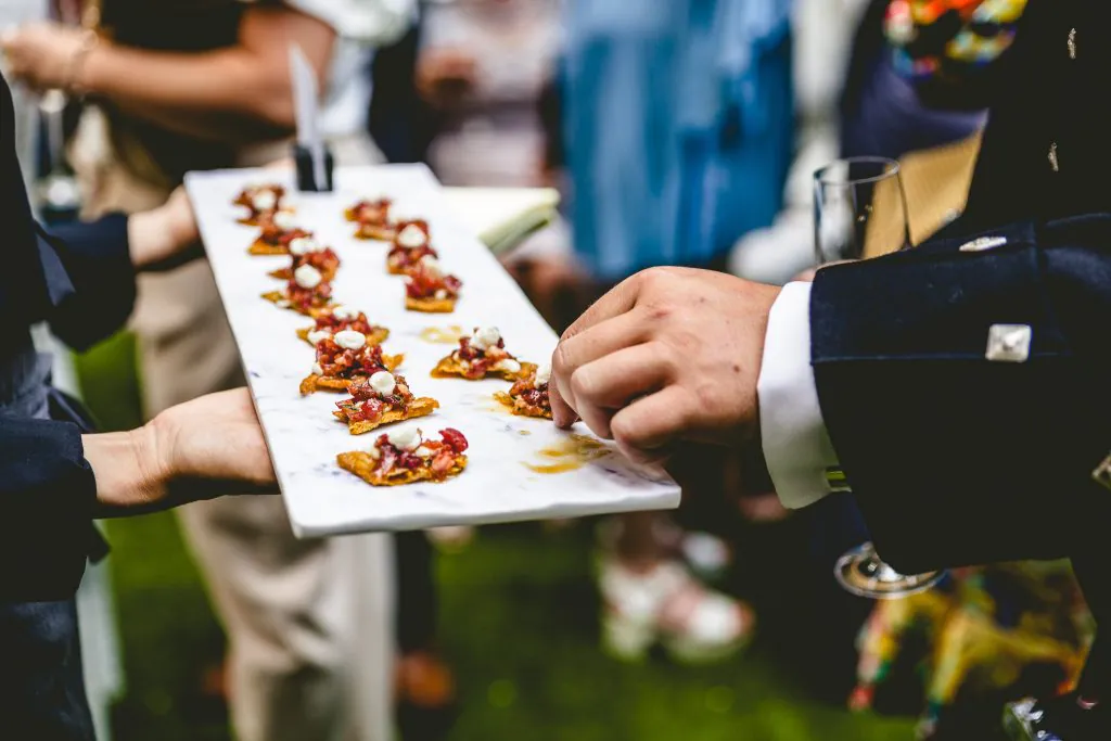wedding canape