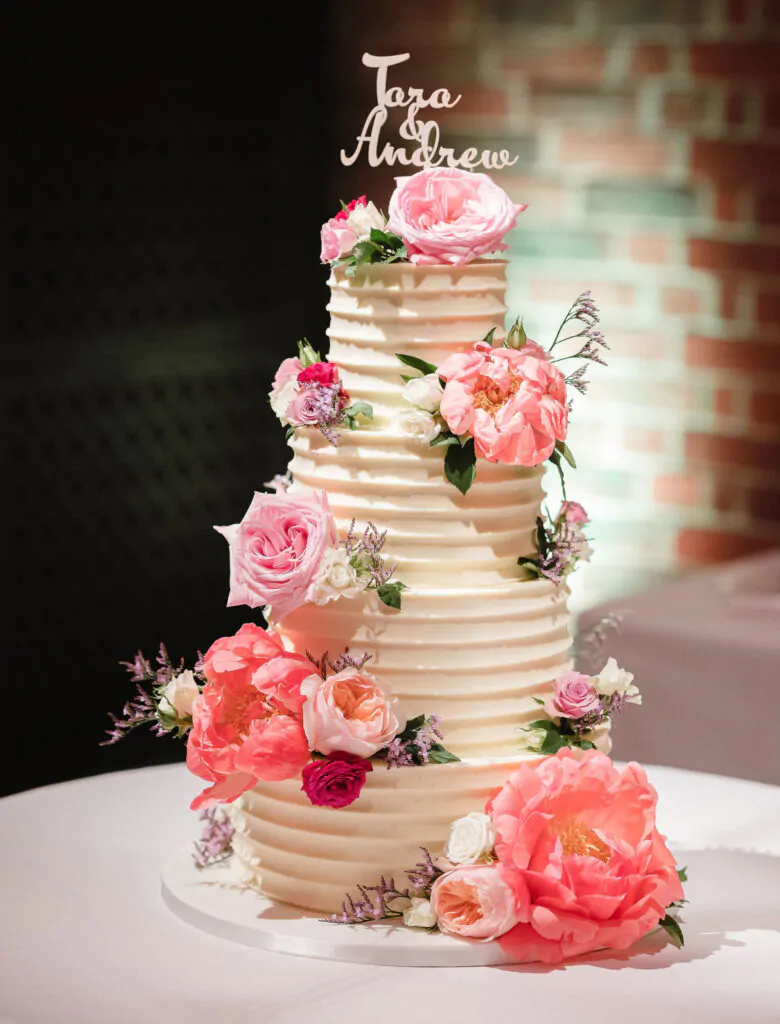 Tara & Andrew's Wedding Cake