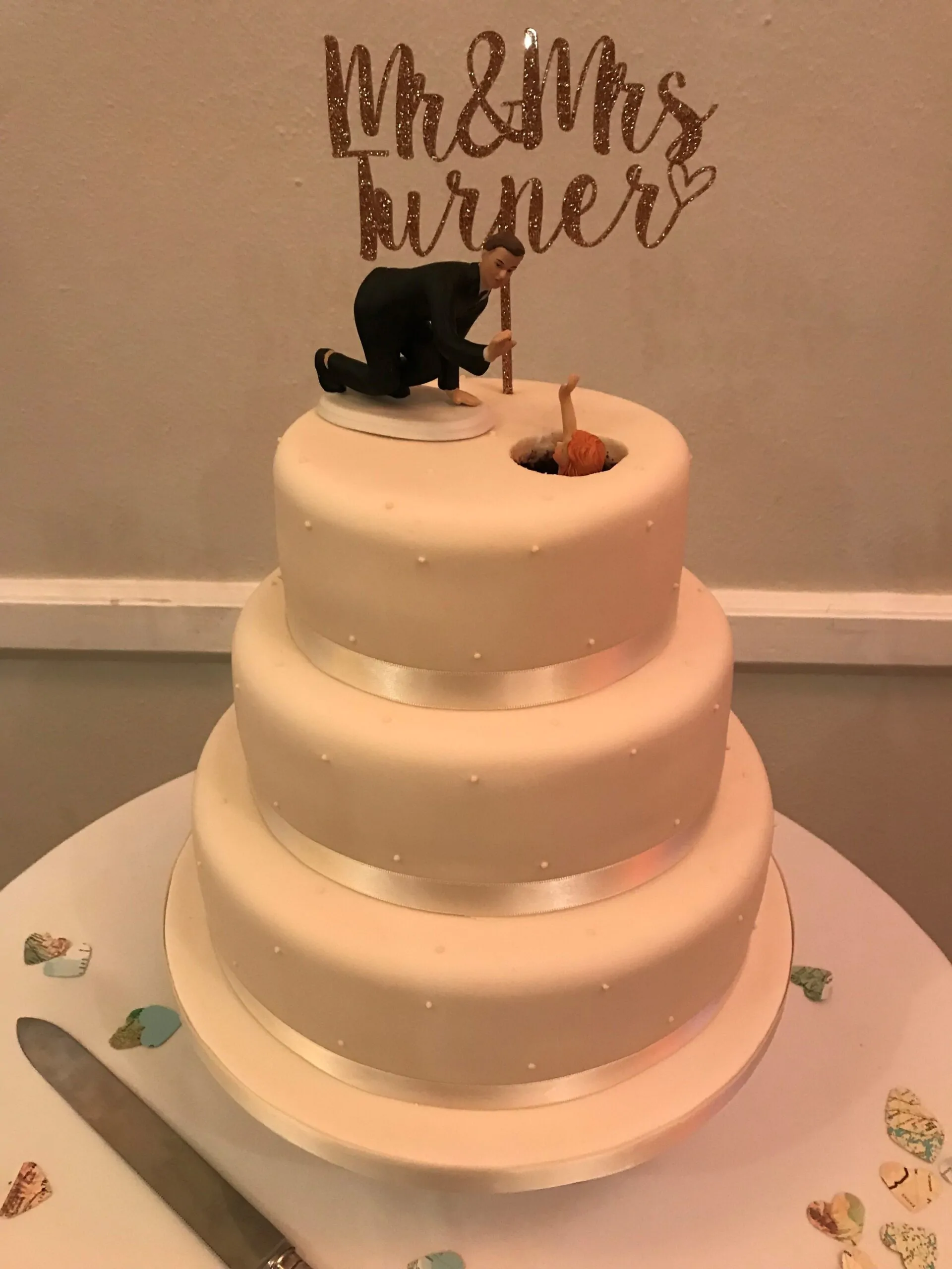 Claire & Bron's Wedding Cake
