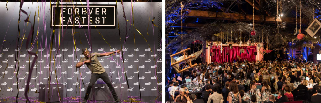 Usain Bolt’s pre-retirement press conference hosted by PUMA & The Old Vic Gala Dinner in the Porter Tun