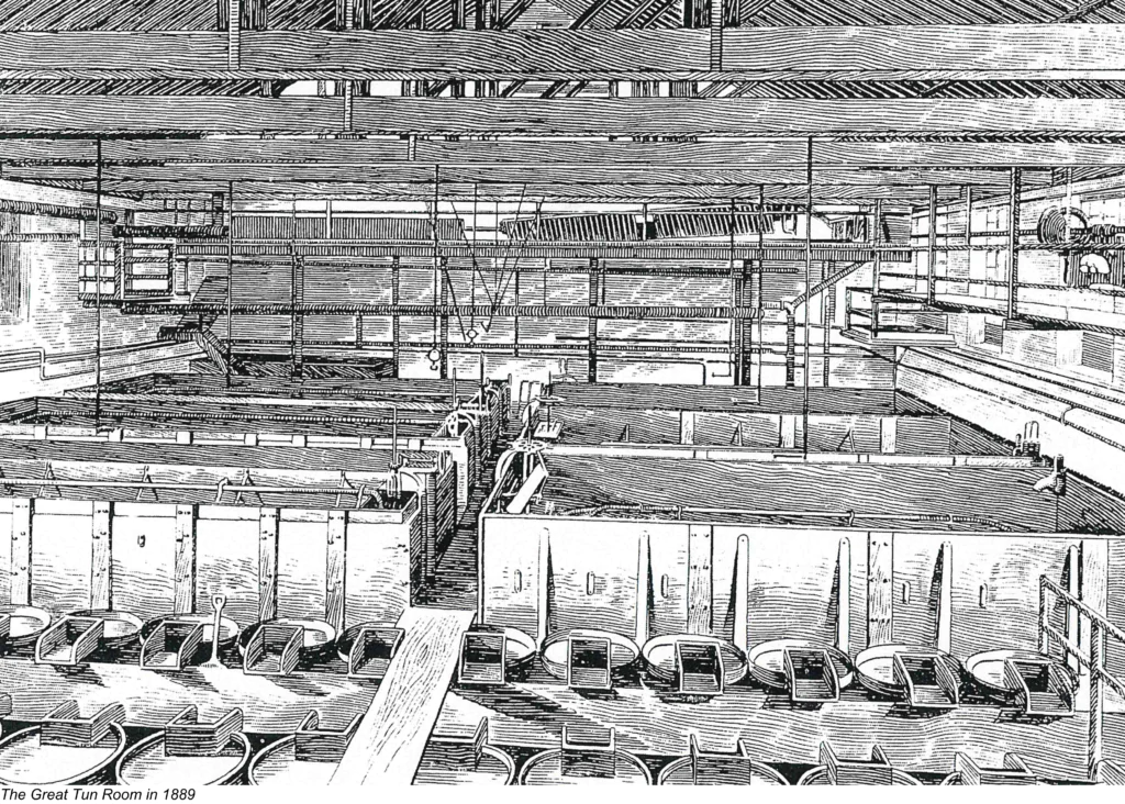 The Great Tun Room in 1889